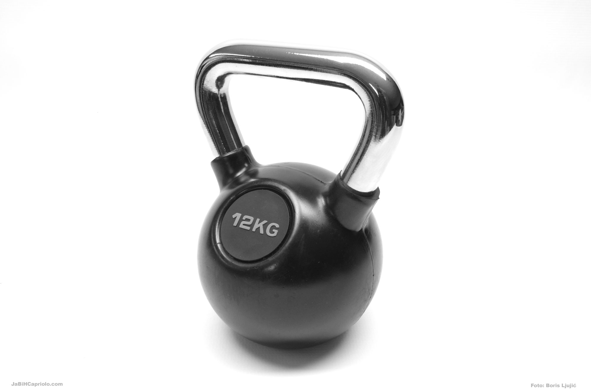 Kettlebell (Rusko zvono-girja)  12kg (Metal-guma) Capriolo