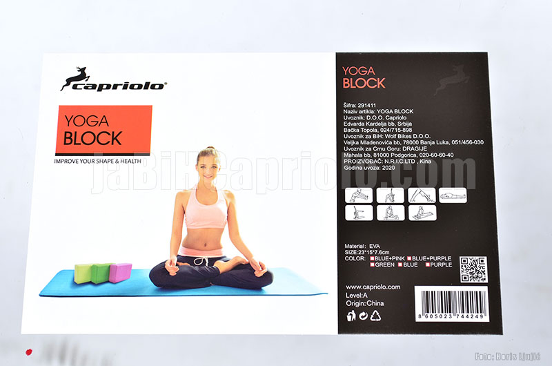 Fitnes oprema-ostalo Yoga blok Capriolo